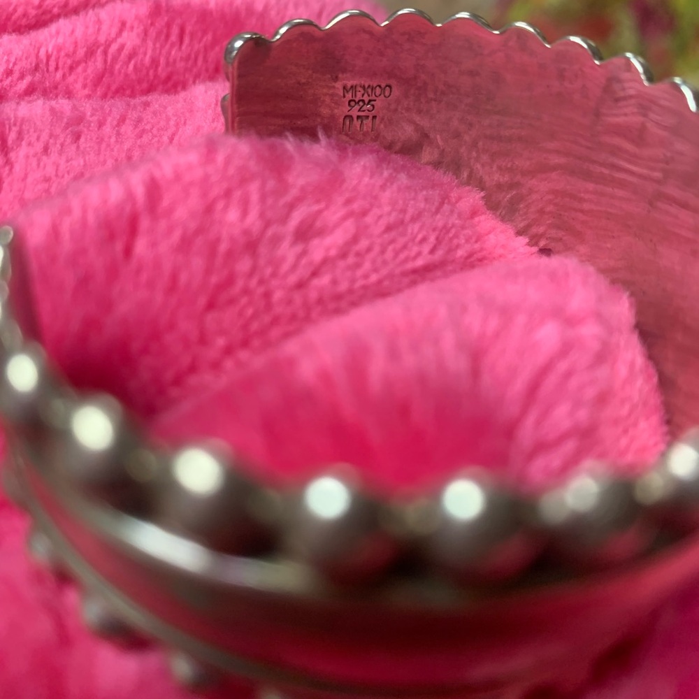 Sterling Vintage stamped 925 Cuff bracelet - Picture 7 of 10